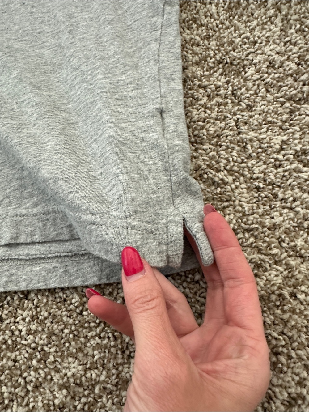 J. Crew Gray Long-Sleeve Vintage Jersey Tee - Picture 5 of 6